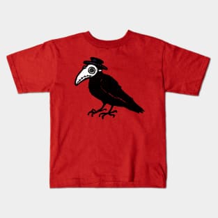 Coronavirus Plague Doctor Bird with Mask Kids T-Shirt